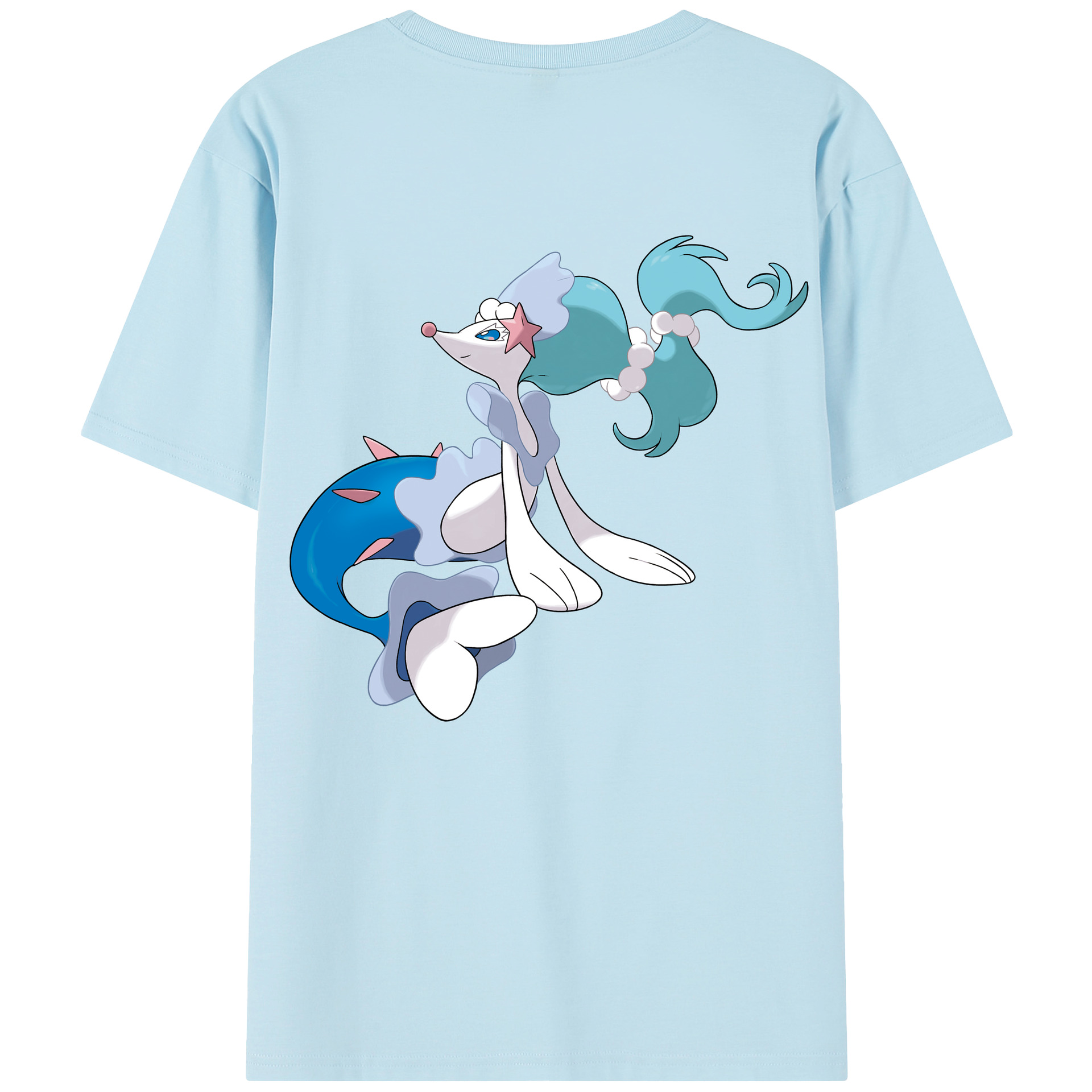 （画像用） ポケットモンスター Pokémon 綿100％半袖Tシャツ（背面プリント）